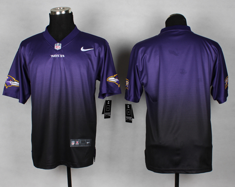 Nike Ravens Purple And Black Drift II Elite Custom Jerseys