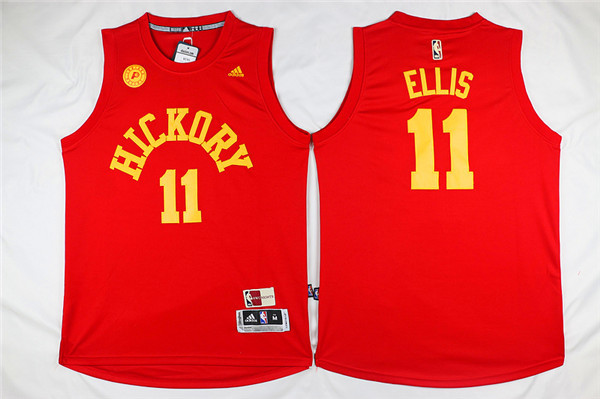 Pacers Hickory 11 Monta Ellis Red Swingman Jersey
