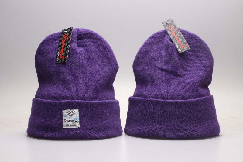 Diamond Purple Fashion Knit Hat YP