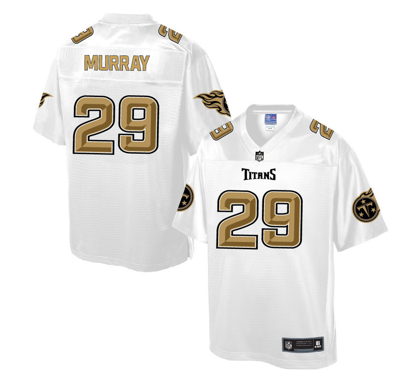 Nike Titans 29 DeMarco Murray Pro Line White Gold Collection Elite Jersey