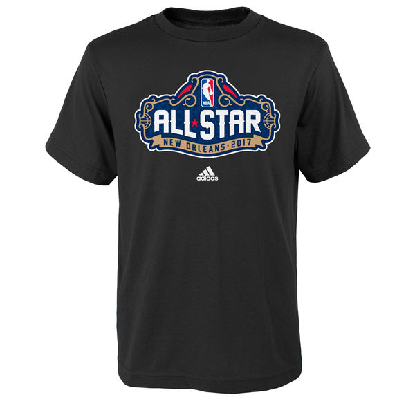 Youth adidas Black 2017 NBA All-Star Game Primary Logo T-Shirt