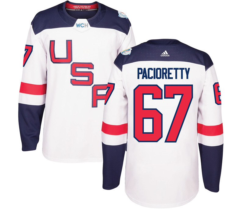 USA 67 Max Pacioretty White 2016 World Cup Of Hockey Premier Player Jersey