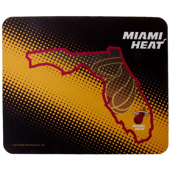 Miami Heat Black Gaming/Office NBA Mouse Pad