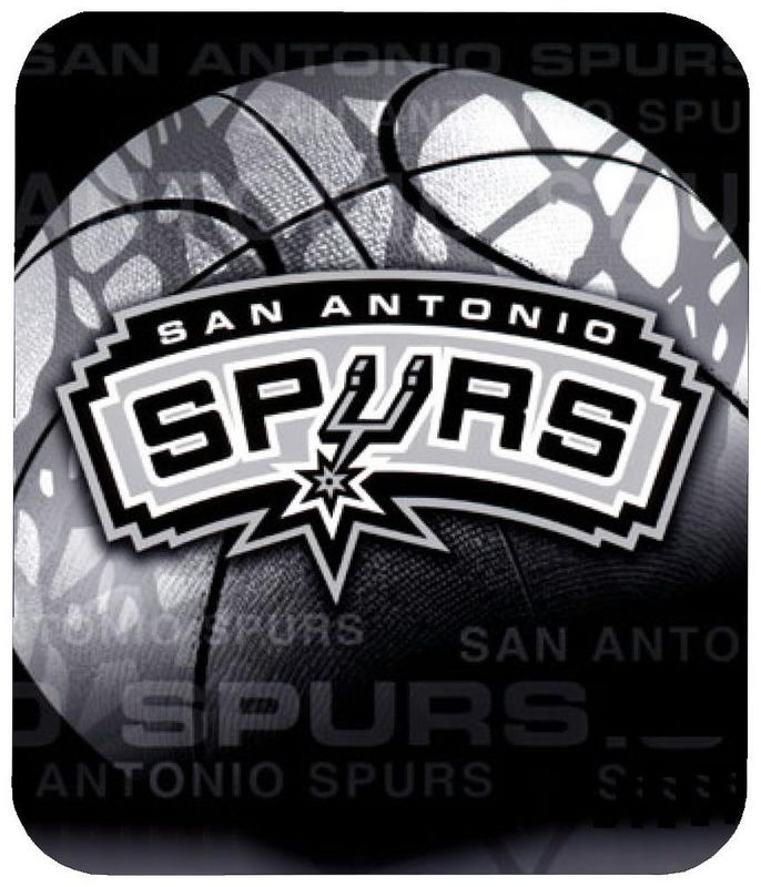 San Antonio Spurs Black Gaming/Office NBA Mouse Pad
