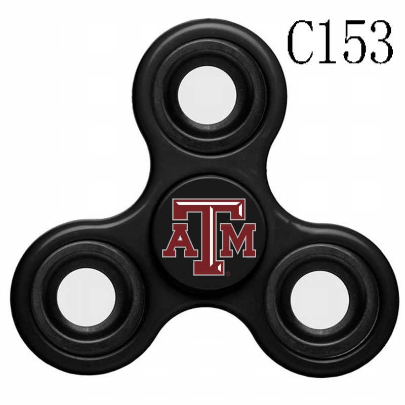 Texas A&M Aggies Team Logo Black 3 Way Fidget Spinner