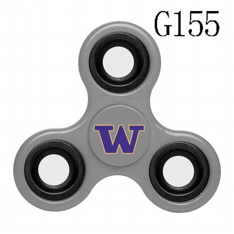 University of Washington Team Logo Gray 3 Way Fidget Spinner