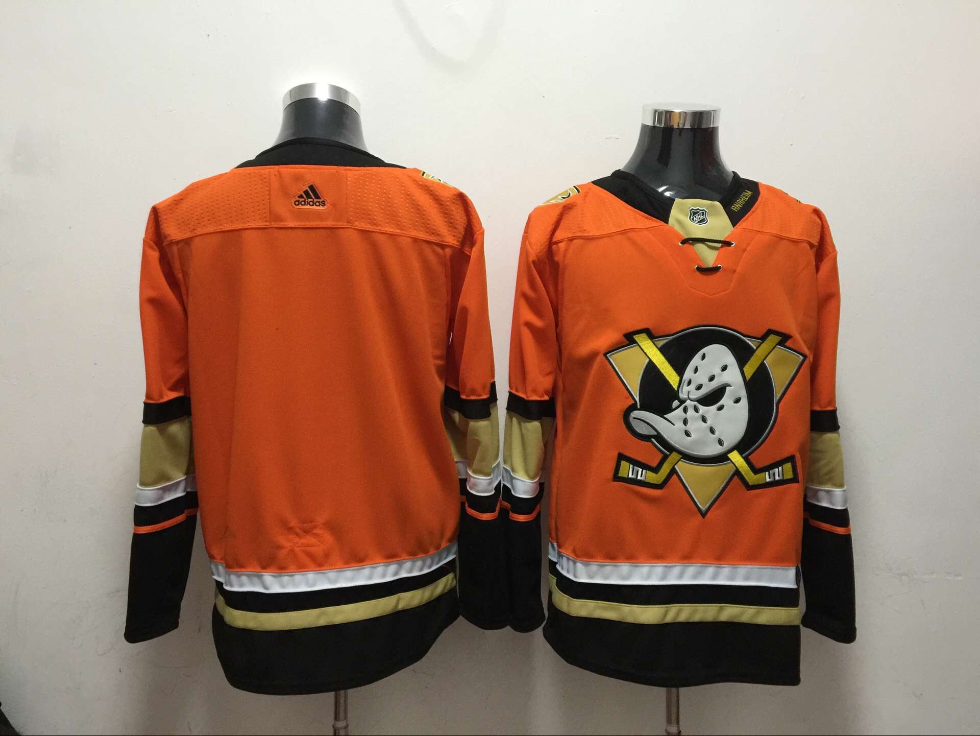 Ducks Blank Orange Adidas Jersey