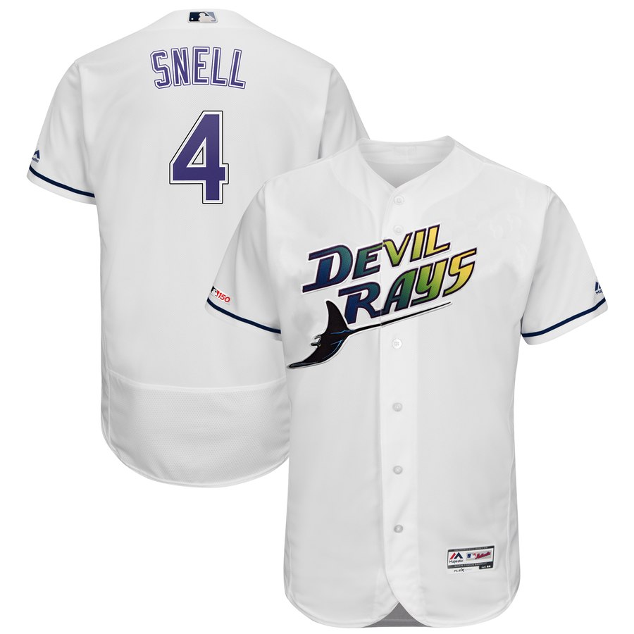 Rays 4 Blake Snell Turn Back The Clock 150th FlexBase Jersey