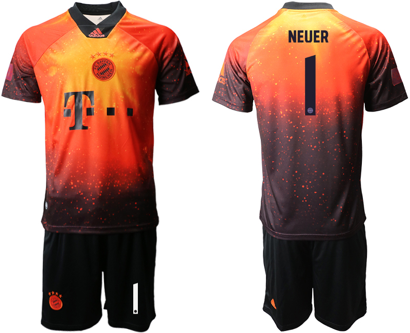 2018-19 Bayern Munich 1 NEUER FIFA Digital Kit Soccer Jersey