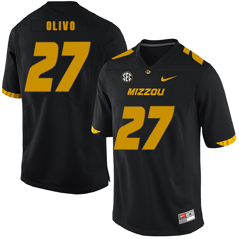 Missouri Tigers 27 Brock Olivo Black Nike College Football Jersey