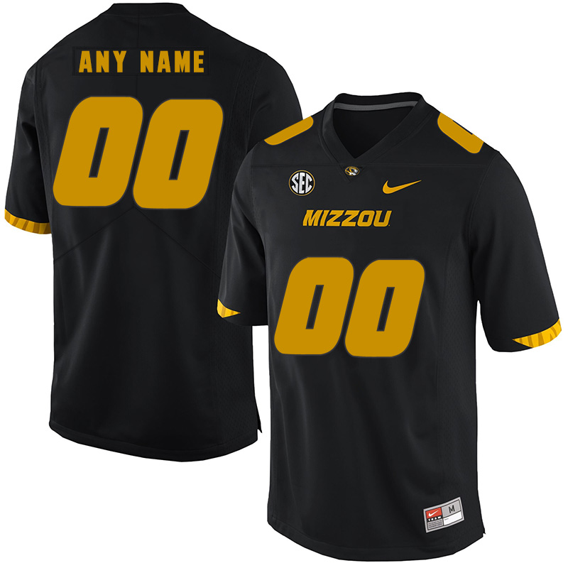 Missouri Tigers Customized Black Nike College Football Jersey