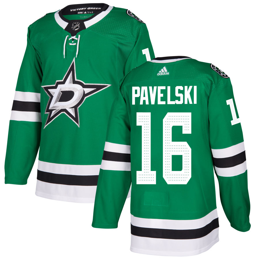 Stars 16 Joe Pavelski Green Adidas Jersey