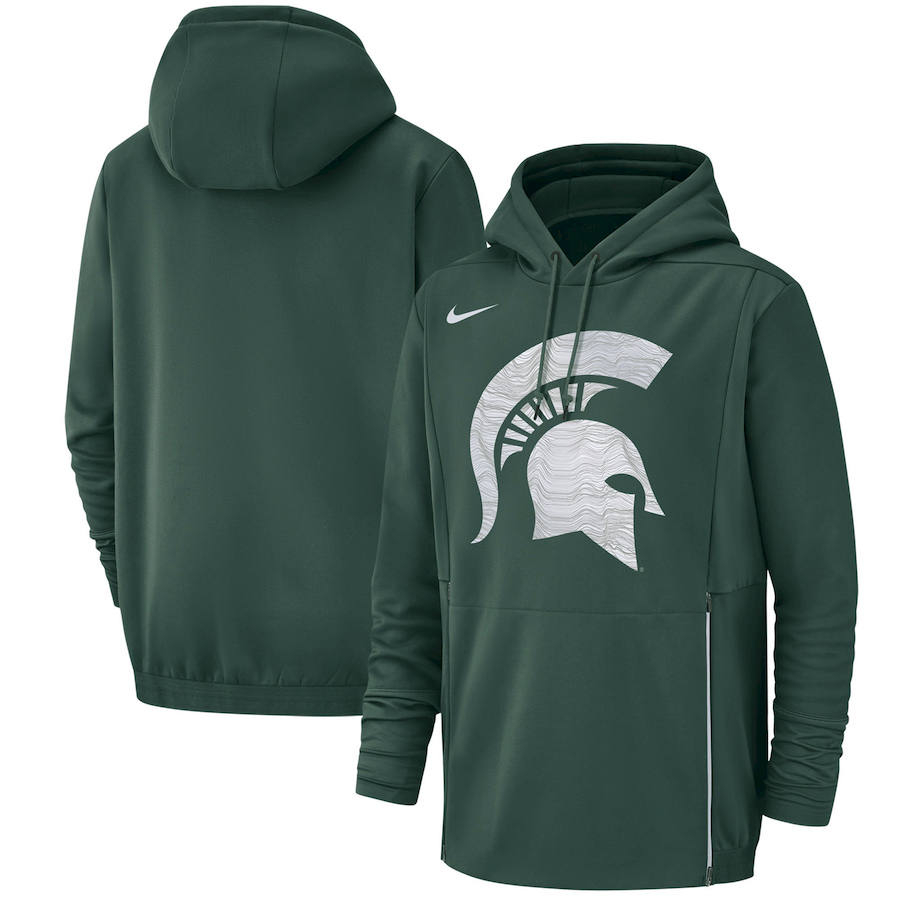 Michigan State Spartans Nike Champ Drive Performance Pullover Hoodie Green