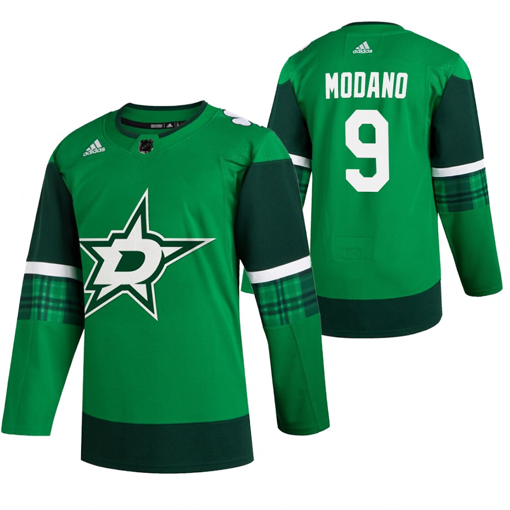 Stars 9 Mike Modano Green 2020 Adidas Jersey