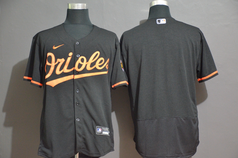 Orioles Blank Black Nike 2020 Flexbase Jersey