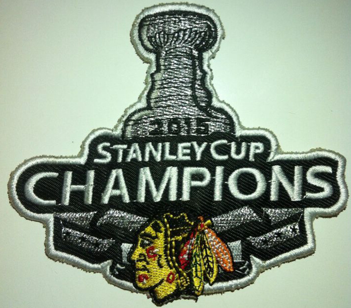 Blackhawks 2015 Stanley Cup Champions Patch