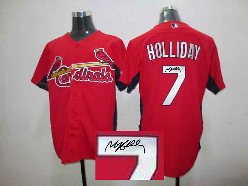 Cardinals 7 Holliday Red Signature Edition Jerseys