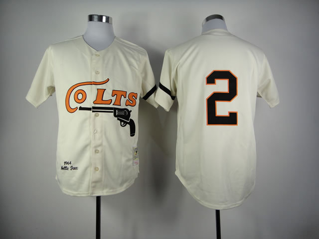 Colts 2 Nellie Fox Cream Jerseys