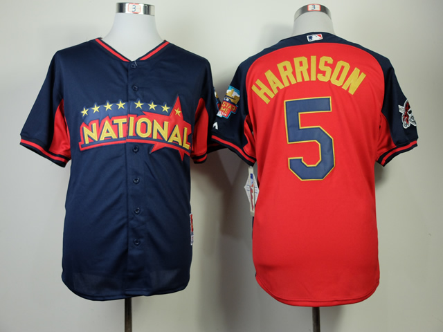 National League 5 Harrison Blue 2014 All Star Jerseys