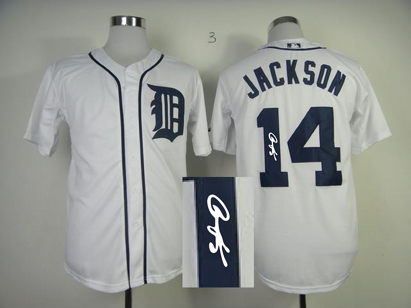 Tigers 14 Jackson White Signature Edition Jerseys