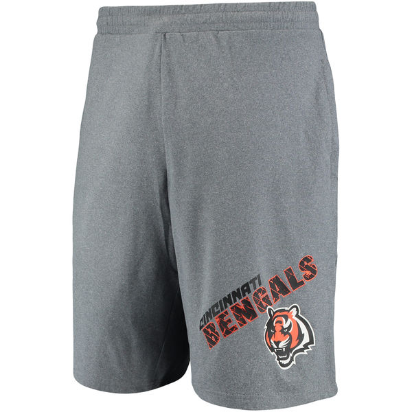 Cincinnati Bengals Concepts Sport Tactic Lounge Shorts Heathered Gray