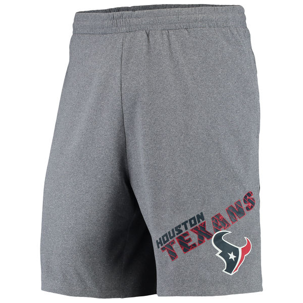 Houston Texans Concepts Sport Tactic Lounge Shorts Heathered Gray