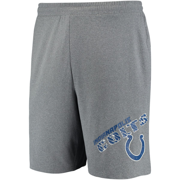 Indianapolis Colts Concepts Sport Tactic Lounge Shorts Heathered Gray