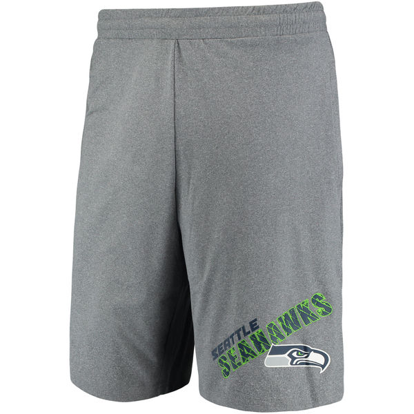 Seattle Seahawks Concepts Sport Tactic Lounge Shorts Heathered Gray