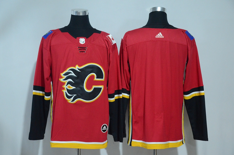 Flames Blank Red Adidas Jersey