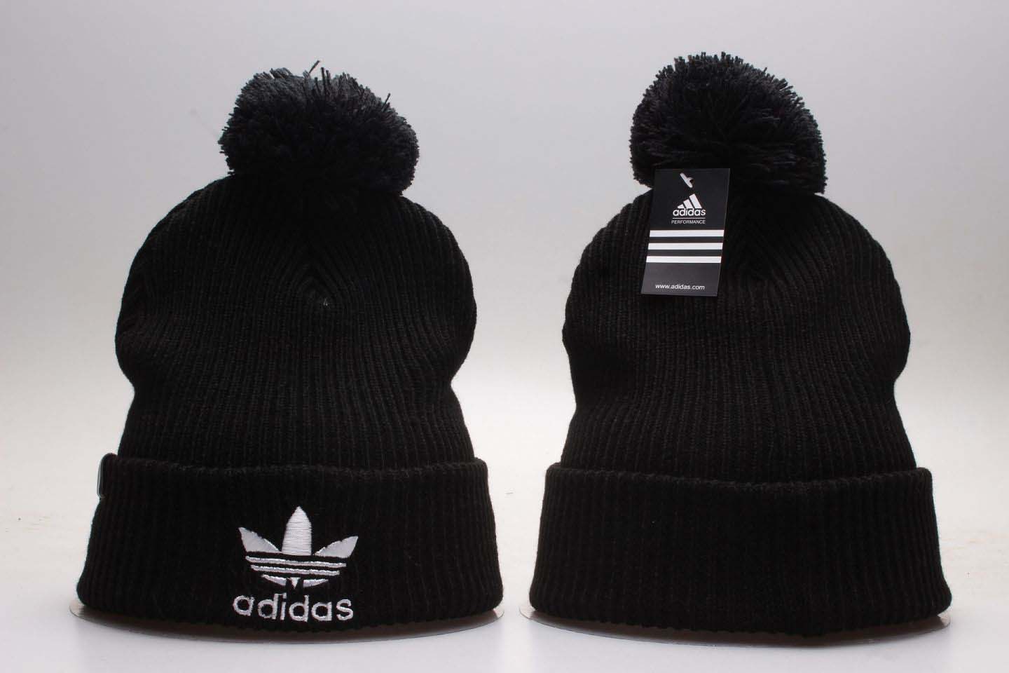 Adidas Originals Black Fashion Sport Pom Knit Hat YP