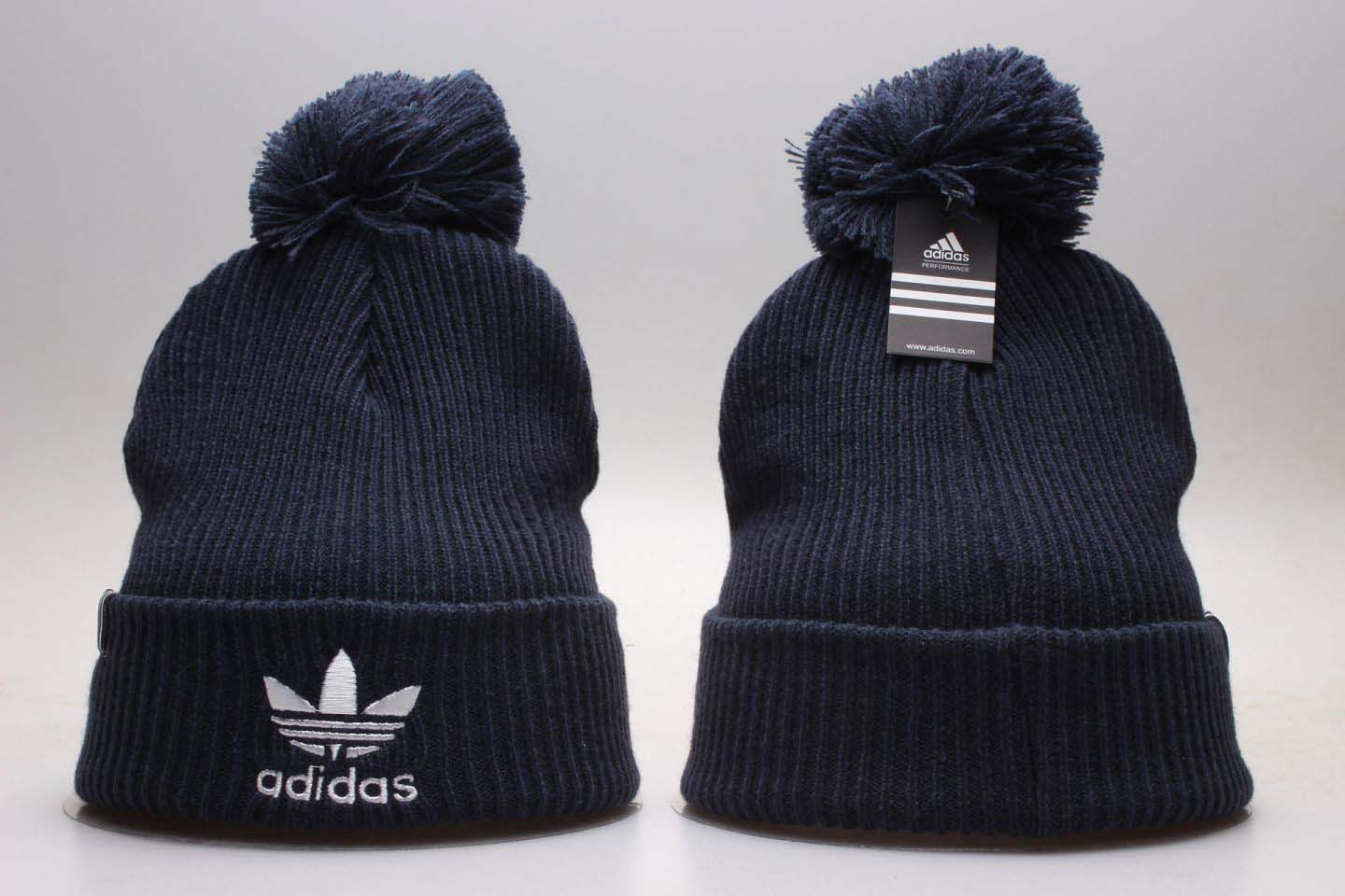 Adidas Originals Navy Fashion Sport Pom Knit Hat YP
