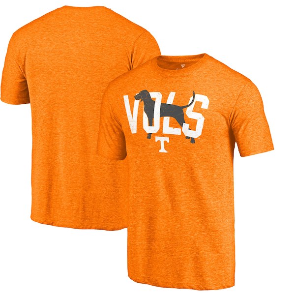 Tennessee Volunteers Fanatics Branded Tennessee Orange Smokey Hometown Tri-Blend T-Shirt