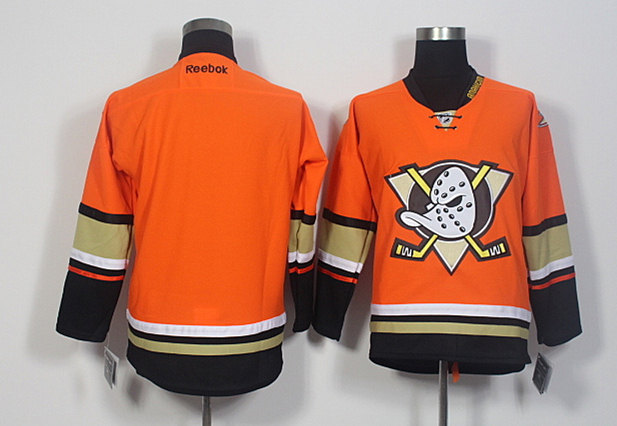 Ducks Blank Orange Reebok Jersey