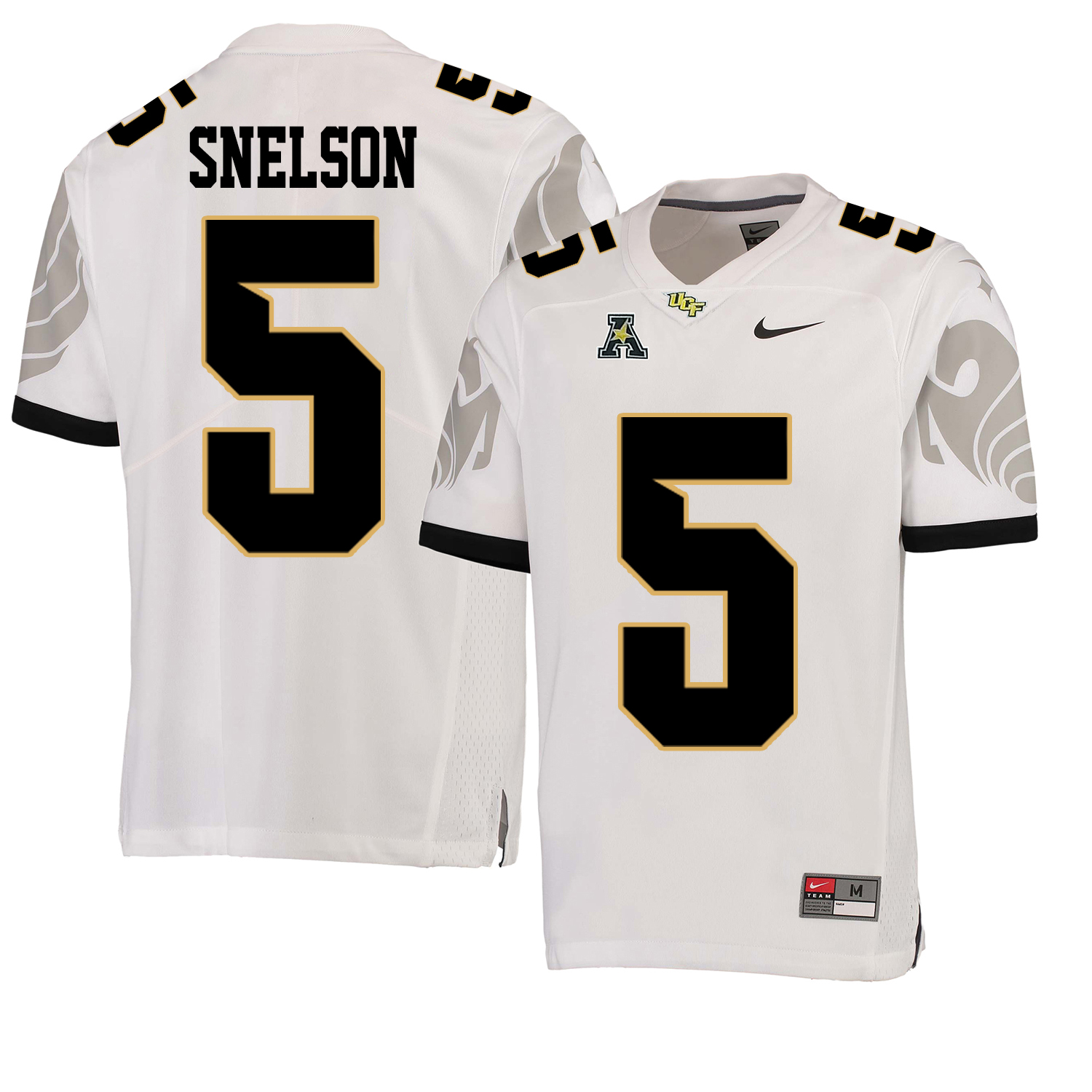 UCF Knights 5 Dredrick Snelson White College Football Jersey