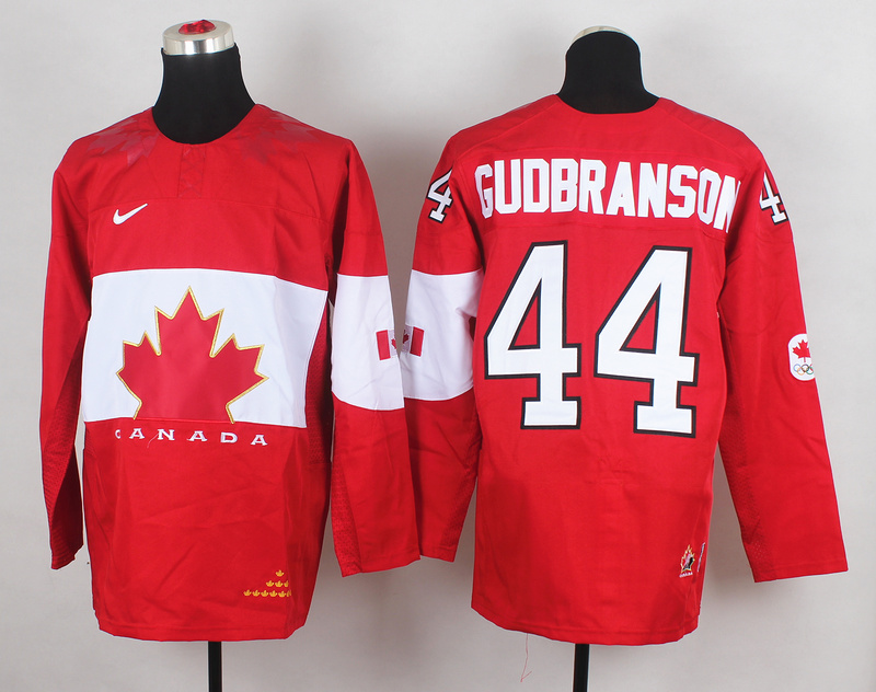 Canada 44 Gudbranson Red 2014 Olympics Jerseys