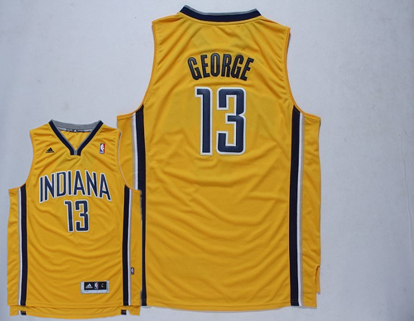 Pacers 13 George Gold New Revolution 30 Jerseys