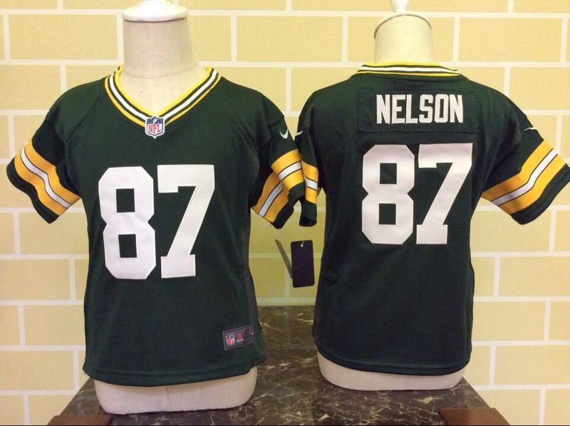 Nike Packers 87 Jordy Nelson Green Toddler Game Jersey