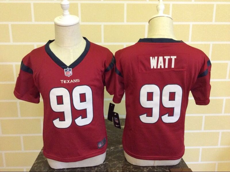 Nike Texans 99 J.J. Watt Red Toddler Game Jersey