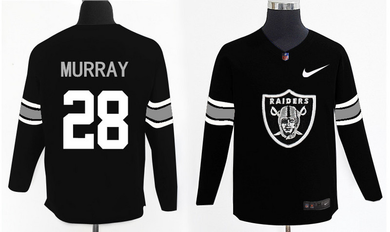 Nike Raiders 28 Latavius Murray Black Knit Sweater