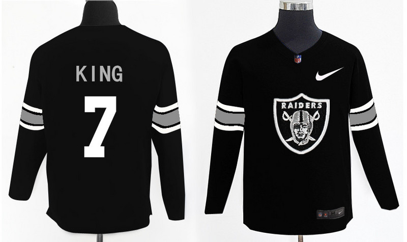 Nike Raiders 7 Marquette King Black Knit Sweater
