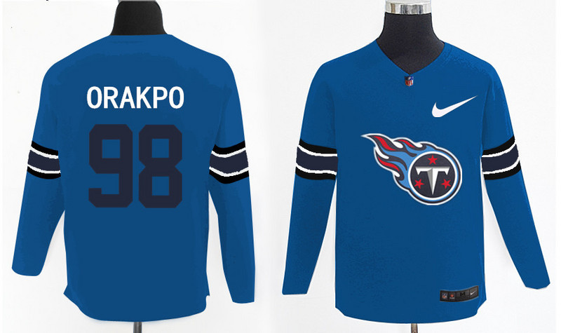 Nike Titans 98 Brian Orakpo Light Blue Knit Sweater