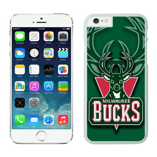 Milwaukee Bucks iPhone 6 Plus Cases White