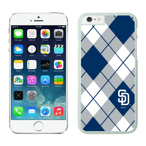 San Diego Padres iPhone 6 Cases White