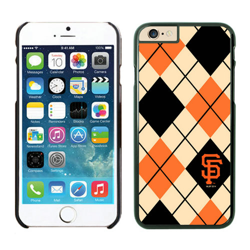 San Francisco Giants iPhone 6 Cases Black