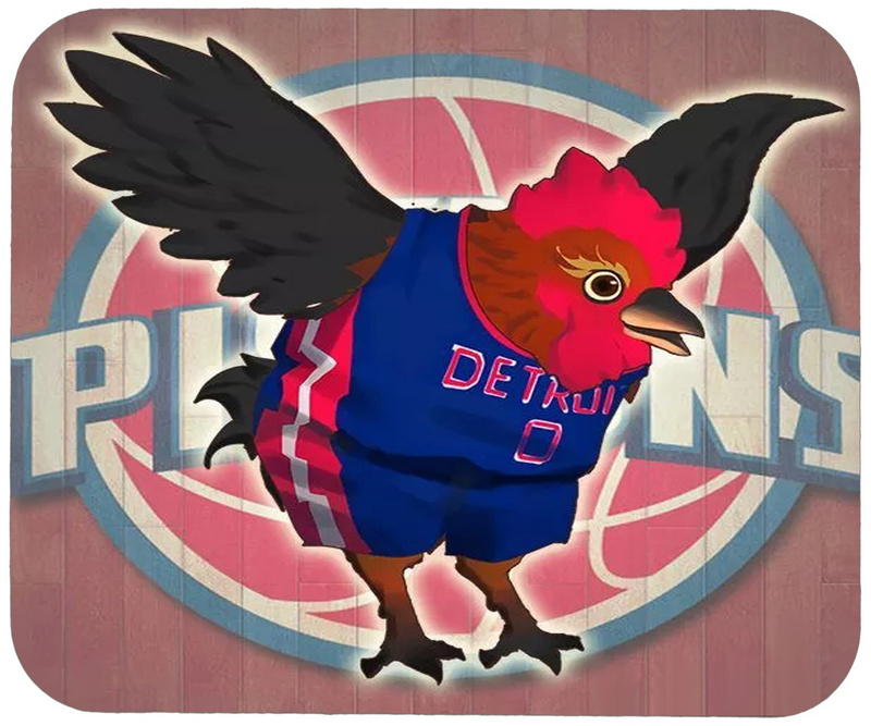 Pistons Cartoon Logo Gaming/Office Mouse Pad