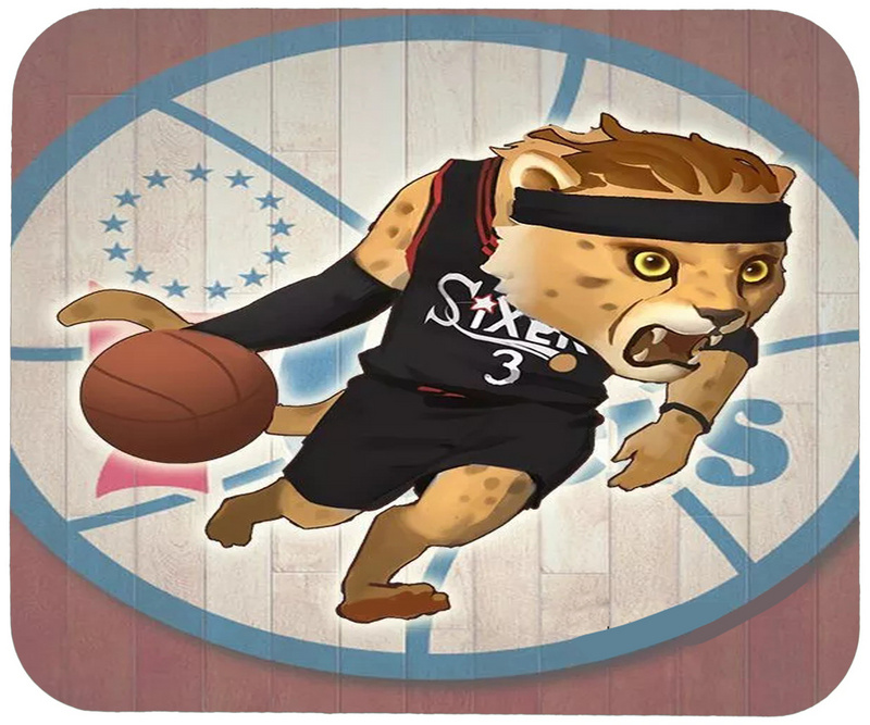 Sixers Cartoon Logo Gaming/Office Mouse Pad