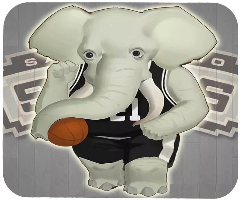 Spurs Cartoon Logo Gaming/Office Mouse Pad