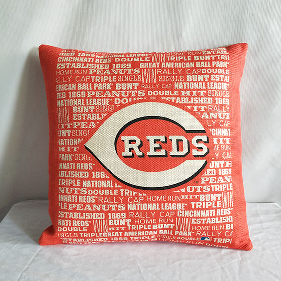 Cincinnati Reds Baseball Pillow