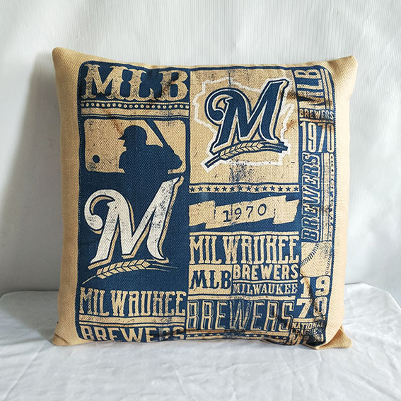 Milwaukee Brewers Baseball Pillow2