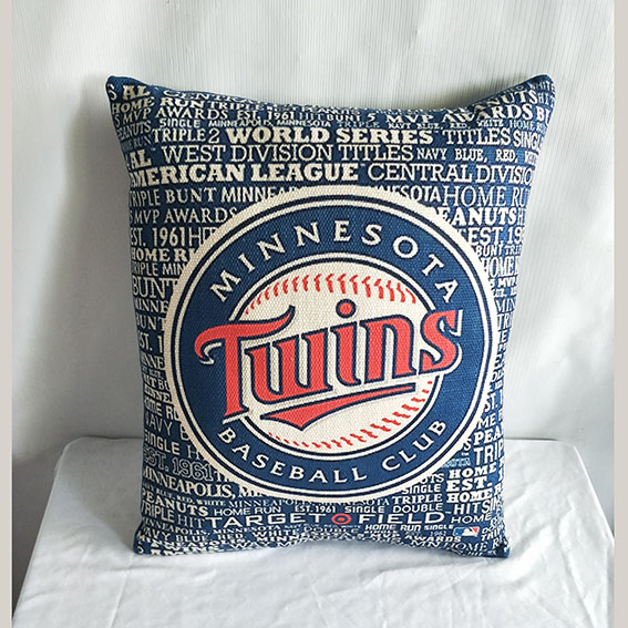Minnesota Twins Baseball Pillow